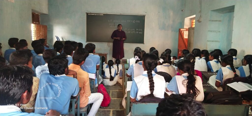 Training given to children about child rights regarding education, child marriages and child labour